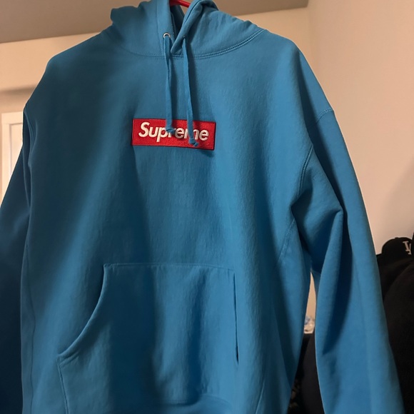 Supreme Teal Hoodie for Men